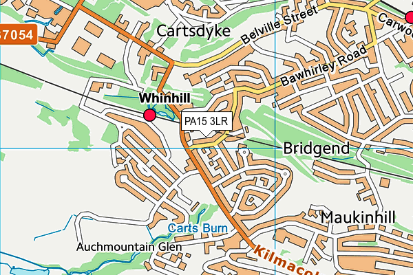 PA15 3LR map - OS VectorMap District (Ordnance Survey) PA15 3LR map - OS VectorMap District (Ordnance Survey)