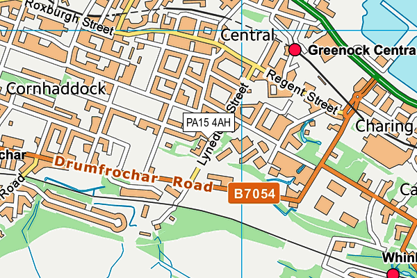PA15 4AH map - OS VectorMap District (Ordnance Survey) PA15 4AH map - OS VectorMap District (Ordnance Survey)