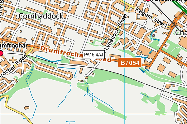 PA15 4AJ map - OS VectorMap District (Ordnance Survey) PA15 4AJ map - OS VectorMap District (Ordnance Survey)