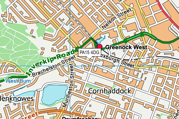 PA15 4DG map - OS VectorMap District (Ordnance Survey) PA15 4DG map - OS VectorMap District (Ordnance Survey)