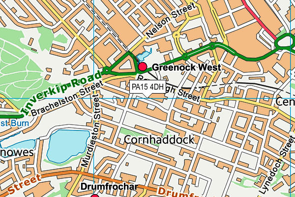 PA15 4DH map - OS VectorMap District (Ordnance Survey) PA15 4DH map - OS VectorMap District (Ordnance Survey)