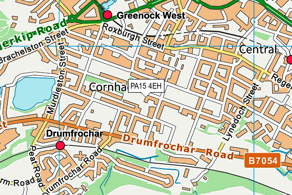 PA15 4EH map - OS VectorMap District (Ordnance Survey) PA15 4EH map - OS VectorMap District (Ordnance Survey)