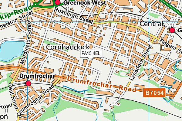 PA15 4EL map - OS VectorMap District (Ordnance Survey) PA15 4EL map - OS VectorMap District (Ordnance Survey)