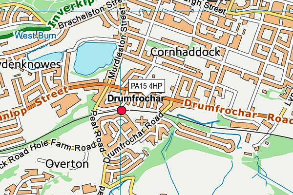 PA15 4HP map - OS VectorMap District (Ordnance Survey) PA15 4HP map - OS VectorMap District (Ordnance Survey)
