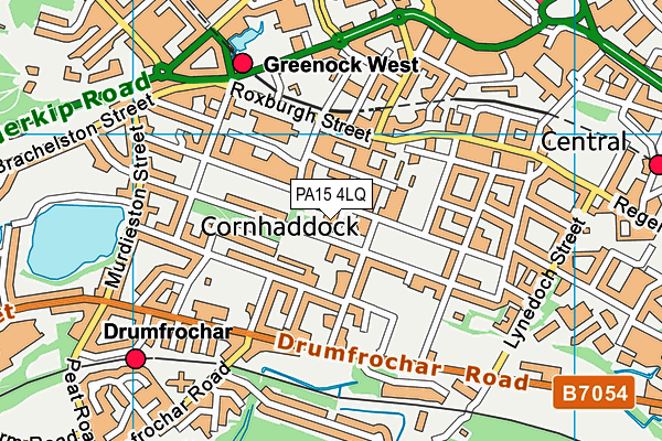 PA15 4LQ map - OS VectorMap District (Ordnance Survey) PA15 4LQ map - OS VectorMap District (Ordnance Survey)