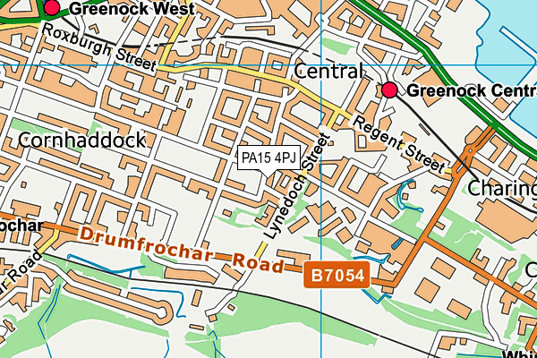 PA15 4PJ map - OS VectorMap District (Ordnance Survey) PA15 4PJ map - OS VectorMap District (Ordnance Survey)