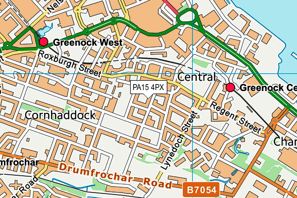 PA15 4PX map - OS VectorMap District (Ordnance Survey) PA15 4PX map - OS VectorMap District (Ordnance Survey)