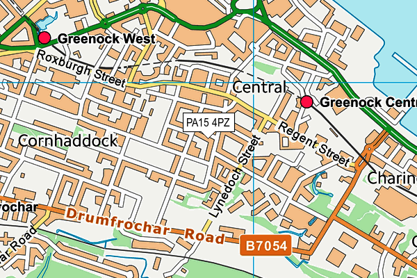 PA15 4PZ map - OS VectorMap District (Ordnance Survey) PA15 4PZ map - OS VectorMap District (Ordnance Survey)
