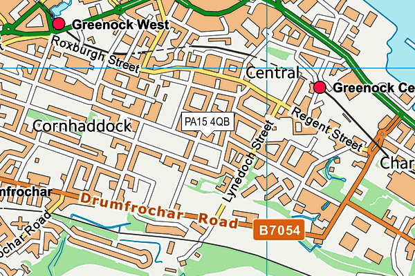 PA15 4QB map - OS VectorMap District (Ordnance Survey) PA15 4QB map - OS VectorMap District (Ordnance Survey)