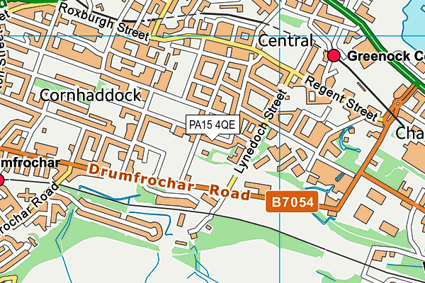 PA15 4QE map - OS VectorMap District (Ordnance Survey) PA15 4QE map - OS VectorMap District (Ordnance Survey)