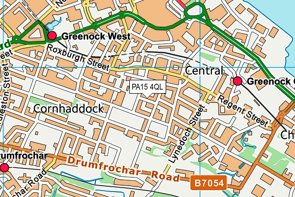 PA15 4QL map - OS VectorMap District (Ordnance Survey) PA15 4QL map - OS VectorMap District (Ordnance Survey)