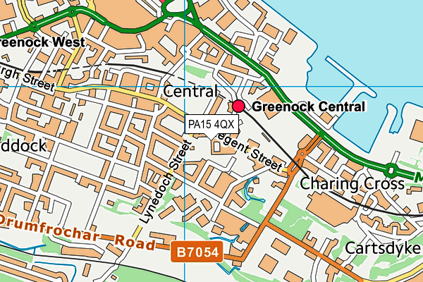 PA15 4QX map - OS VectorMap District (Ordnance Survey) PA15 4QX map - OS VectorMap District (Ordnance Survey)