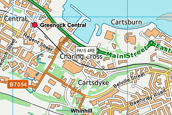 PA15 4RE map - OS VectorMap District (Ordnance Survey) PA15 4RE map - OS VectorMap District (Ordnance Survey)