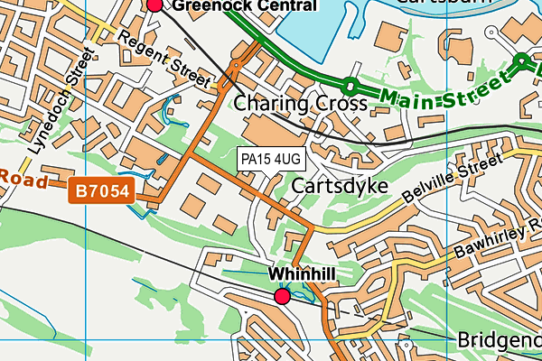 PA15 4UG map - OS VectorMap District (Ordnance Survey) PA15 4UG map - OS VectorMap District (Ordnance Survey)
