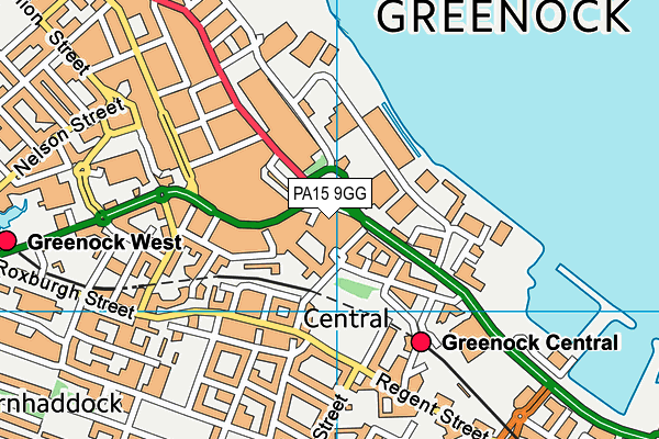 PA15 9GG map - OS VectorMap District (Ordnance Survey) PA15 9GG map - OS VectorMap District (Ordnance Survey)