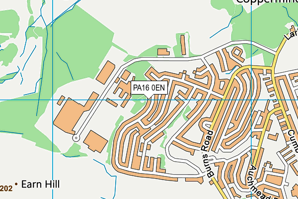 PA16 0EN map - OS VectorMap District (Ordnance Survey) PA16 0EN map - OS VectorMap District (Ordnance Survey)