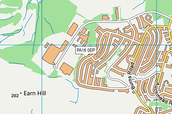 PA16 0EP map - OS VectorMap District (Ordnance Survey) PA16 0EP map - OS VectorMap District (Ordnance Survey)