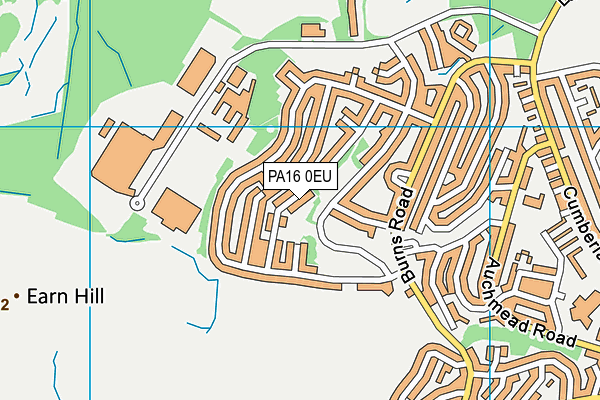 PA16 0EU map - OS VectorMap District (Ordnance Survey) PA16 0EU map - OS VectorMap District (Ordnance Survey)