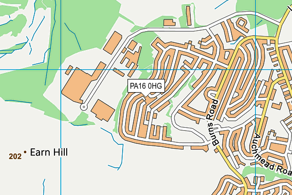 PA16 0HG map - OS VectorMap District (Ordnance Survey) PA16 0HG map - OS VectorMap District (Ordnance Survey)