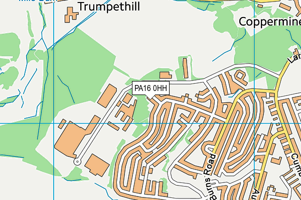 PA16 0HH map - OS VectorMap District (Ordnance Survey) PA16 0HH map - OS VectorMap District (Ordnance Survey)