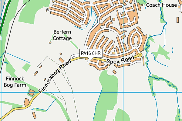 PA16 0HR map - OS VectorMap District (Ordnance Survey) PA16 0HR map - OS VectorMap District (Ordnance Survey)