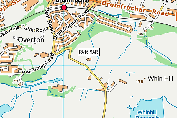 PA16 9AR map - OS VectorMap District (Ordnance Survey) PA16 9AR map - OS VectorMap District (Ordnance Survey)