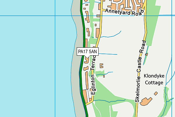 PA17 5AN map - OS VectorMap District (Ordnance Survey) PA17 5AN map - OS VectorMap District (Ordnance Survey)
