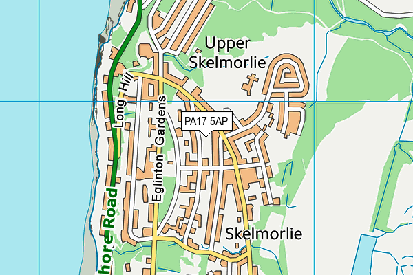 PA17 5AP map - OS VectorMap District (Ordnance Survey) PA17 5AP map - OS VectorMap District (Ordnance Survey)