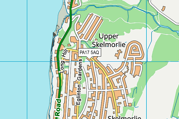 PA17 5AQ map - OS VectorMap District (Ordnance Survey) PA17 5AQ map - OS VectorMap District (Ordnance Survey)