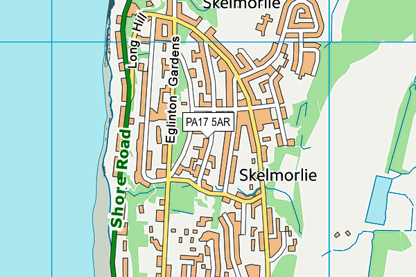 PA17 5AR map - OS VectorMap District (Ordnance Survey)