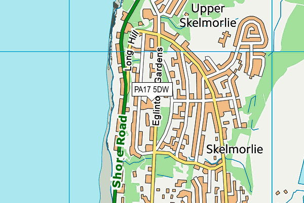 PA17 5DW map - OS VectorMap District (Ordnance Survey) PA17 5DW map - OS VectorMap District (Ordnance Survey)