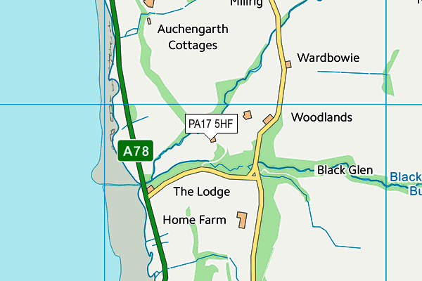 PA17 5HF map - OS VectorMap District (Ordnance Survey) PA17 5HF map - OS VectorMap District (Ordnance Survey)