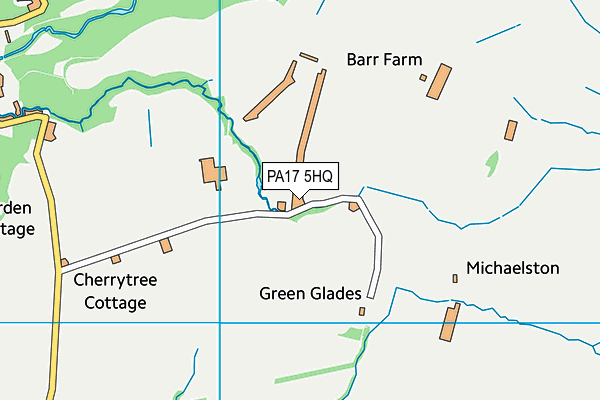 PA17 5HQ map - OS VectorMap District (Ordnance Survey) PA17 5HQ map - OS VectorMap District (Ordnance Survey)