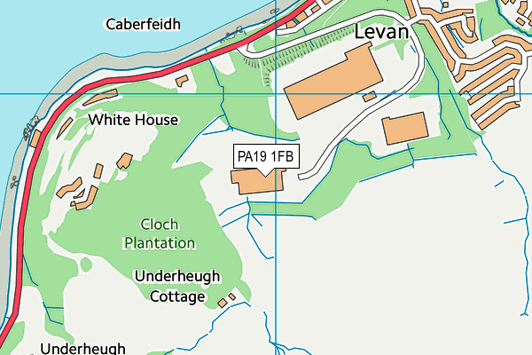 PA19 1FB map - OS VectorMap District (Ordnance Survey)