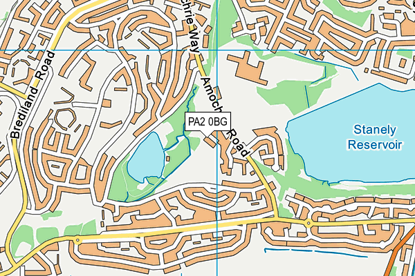 PA2 0BG map - OS VectorMap District (Ordnance Survey) PA2 0BG map - OS VectorMap District (Ordnance Survey)