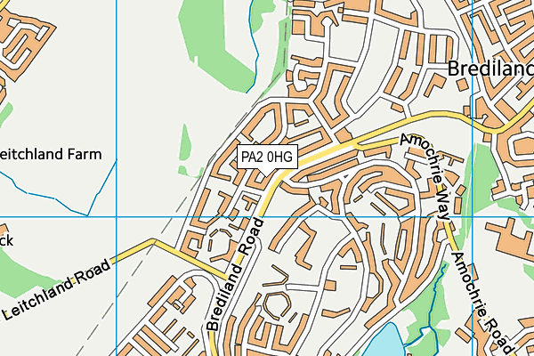PA2 0HG map - OS VectorMap District (Ordnance Survey) PA2 0HG map - OS VectorMap District (Ordnance Survey)