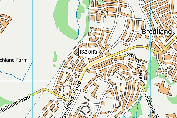PA2 0HQ map - OS VectorMap District (Ordnance Survey) PA2 0HQ map - OS VectorMap District (Ordnance Survey)