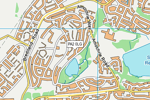 PA2 0LG map - OS VectorMap District (Ordnance Survey) PA2 0LG map - OS VectorMap District (Ordnance Survey)