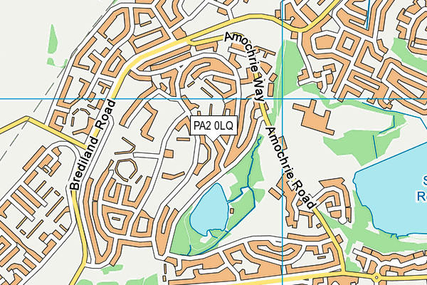PA2 0LQ map - OS VectorMap District (Ordnance Survey) PA2 0LQ map - OS VectorMap District (Ordnance Survey)