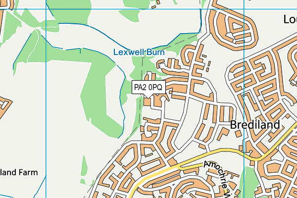 PA2 0PQ map - OS VectorMap District (Ordnance Survey) PA2 0PQ map - OS VectorMap District (Ordnance Survey)