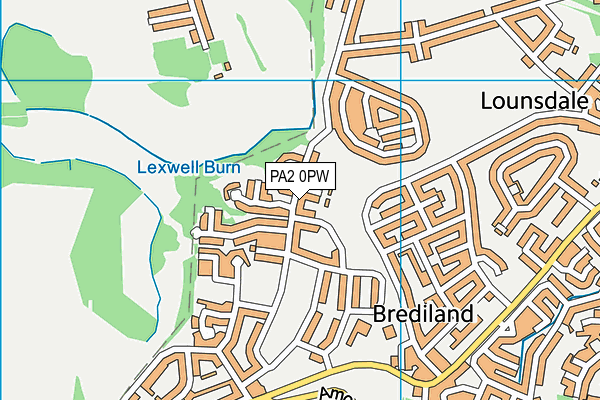 PA2 0PW map - OS VectorMap District (Ordnance Survey) PA2 0PW map - OS VectorMap District (Ordnance Survey)