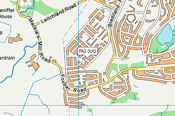 PA2 0UQ map - OS VectorMap District (Ordnance Survey) PA2 0UQ map - OS VectorMap District (Ordnance Survey)