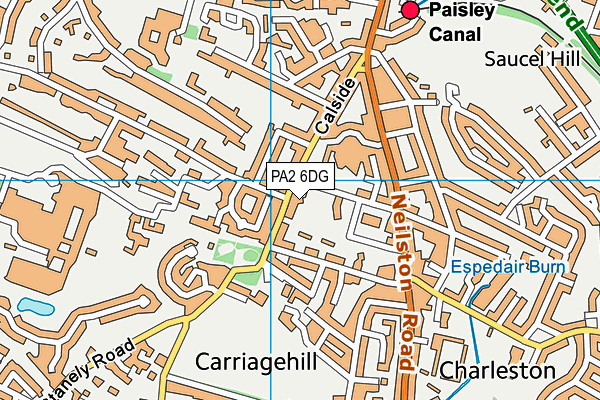 PA2 6DG map - OS VectorMap District (Ordnance Survey) PA2 6DG map - OS VectorMap District (Ordnance Survey)