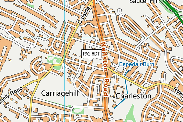 PA2 6DT map - OS VectorMap District (Ordnance Survey) PA2 6DT map - OS VectorMap District (Ordnance Survey)