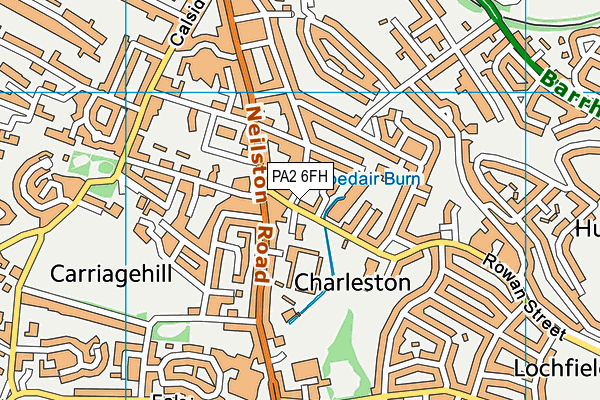 PA2 6FH map - OS VectorMap District (Ordnance Survey) PA2 6FH map - OS VectorMap District (Ordnance Survey)