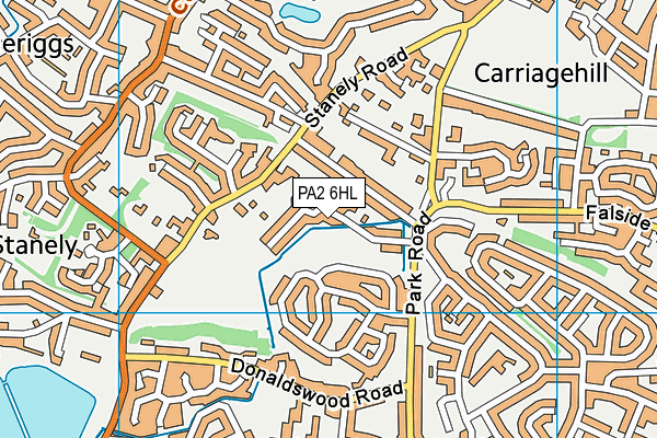 PA2 6HL map - OS VectorMap District (Ordnance Survey) PA2 6HL map - OS VectorMap District (Ordnance Survey)