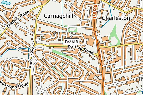 PA2 6LB map - OS VectorMap District (Ordnance Survey) PA2 6LB map - OS VectorMap District (Ordnance Survey)