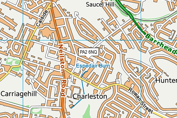 PA2 6NQ map - OS VectorMap District (Ordnance Survey) PA2 6NQ map - OS VectorMap District (Ordnance Survey)