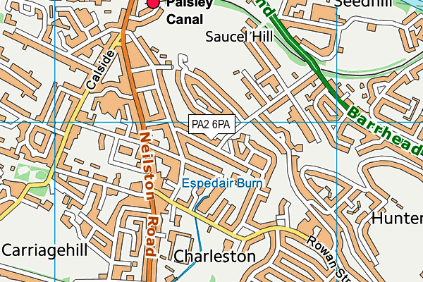 PA2 6PA map - OS VectorMap District (Ordnance Survey) PA2 6PA map - OS VectorMap District (Ordnance Survey)