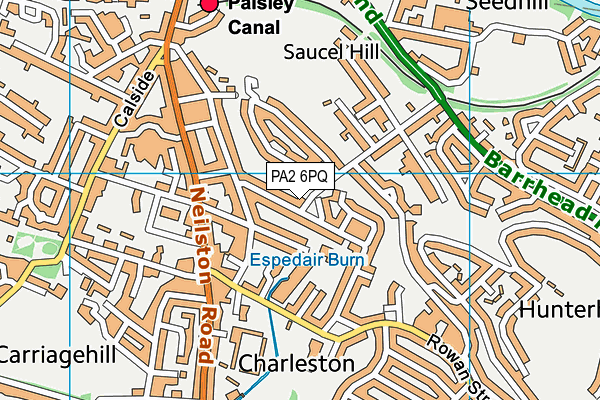 PA2 6PQ map - OS VectorMap District (Ordnance Survey) PA2 6PQ map - OS VectorMap District (Ordnance Survey)
